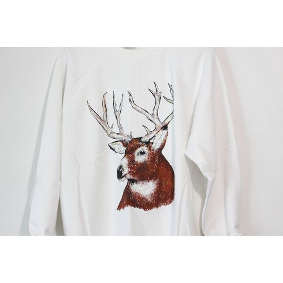 Vintage Deer Stag Wilderness Sweatshirt XL - Picture 2 of 5